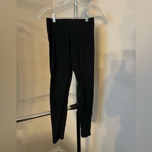 VS Pink Black Skinny Leg Yoga Pants - XS